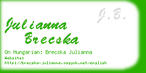 julianna brecska business card